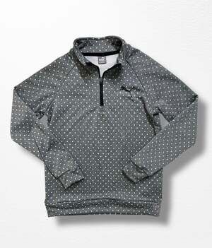 Puma Girls’ 1/4 Zip Polka Dot Pullover Sweatshirt, Size 14/16